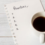 仕事に対する優先順位をつける！