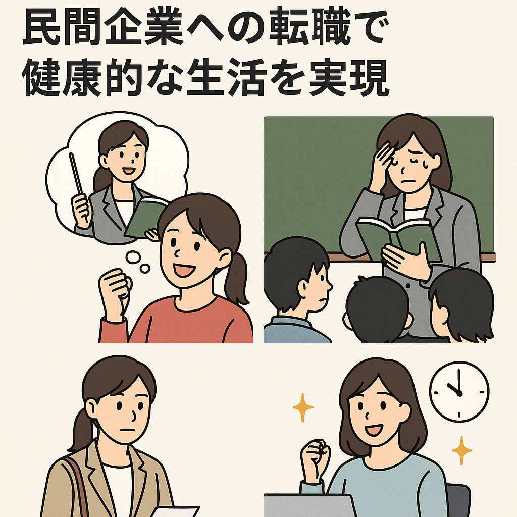 「教師になる」夢を叶えた先に見えた現実・・・教師から民間へ転身し手に入れた新たな人生。